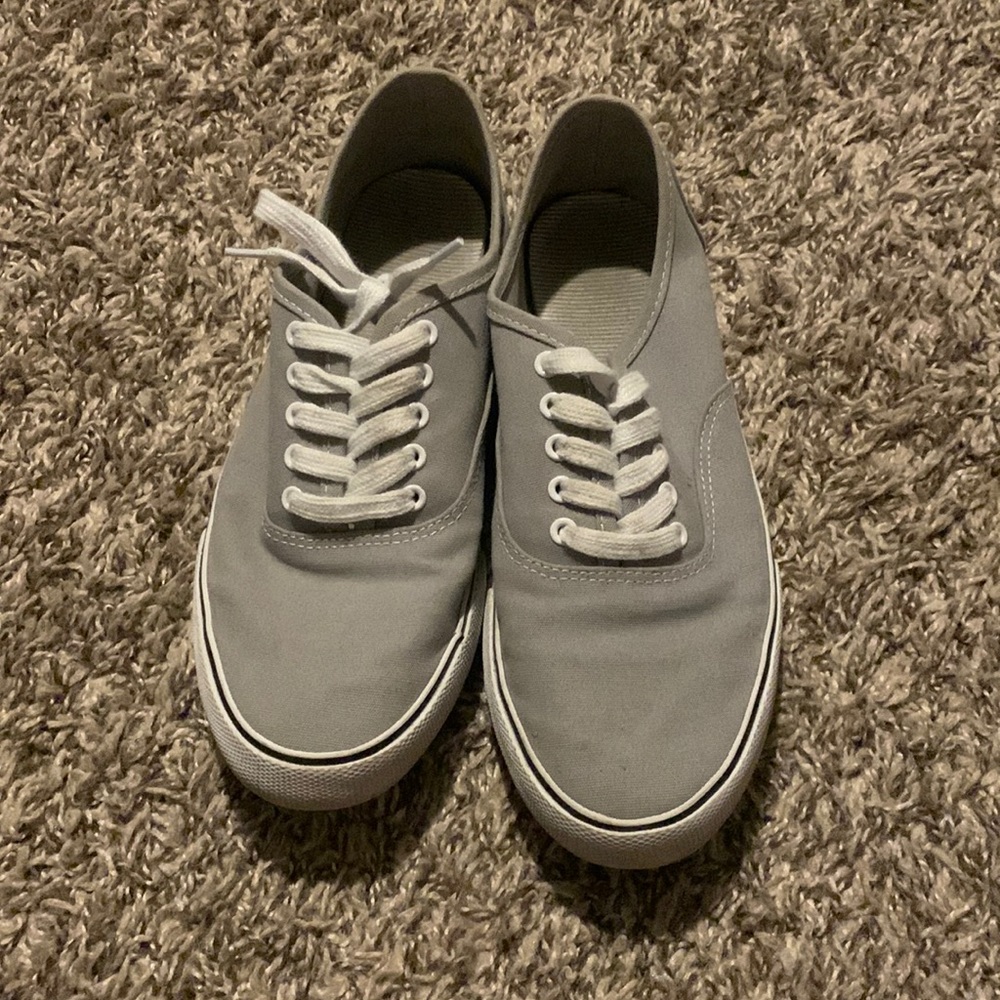 Grey sneakers